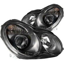 Load image into Gallery viewer, ANZO - [product_sku] - ANZO 2001-2007 Mercedes Benz C Class W203 Projector Headlights Black - Fastmodz