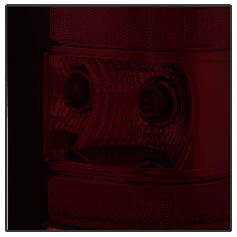 SPYDER 9032011 - Xtune GMC Sierra 2007-2013 OEM Style Tail Light Red Smoked ALT-JH-GS07-OE-RSM