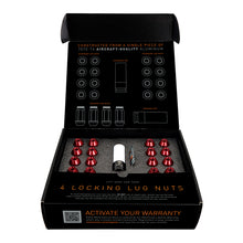 Load image into Gallery viewer, Mishimoto MMLG-125-20LSL - Aluminum Locking Lug Nuts M12x1.25 20pc Set Red