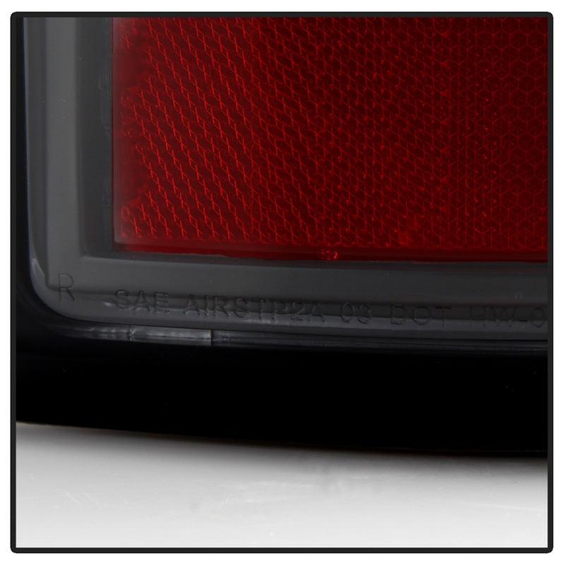 SPYDER 5008817 - Xtune Chevy Silverado 1500/2500/3500 99-02 LED Tail Lights Black ALT-ON-CS99-LED-BK