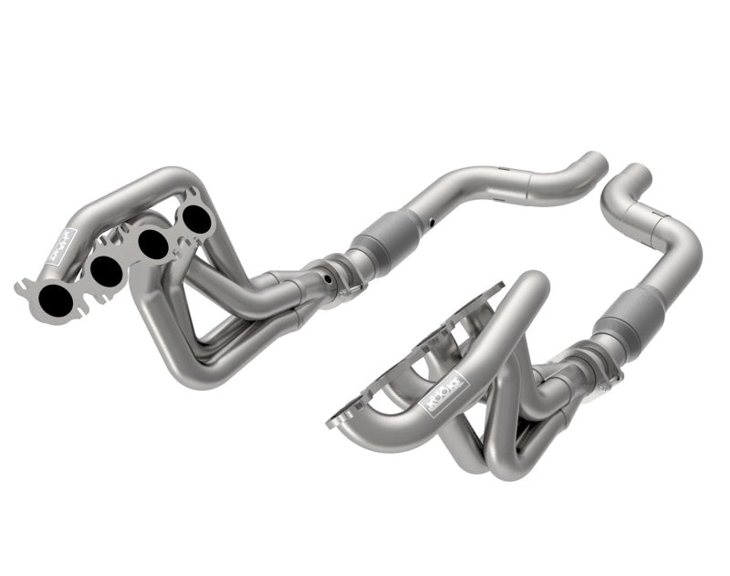 Kooks Headers 1156H630 - Kooks 2020 Mustang GT500 5.2L 2in x 3in SS Headers w/GREEN Catted Connection Pipe