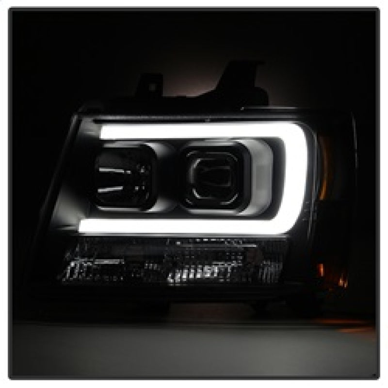 SPYDER 5082565 FITS 5082565 - Spyder 07-14 Chevy Suburban/1500/2500/Tahoe V2 Projector Headlights Blk PRO-YD-CSUB07V2-DRL-BK