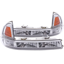 Load image into Gallery viewer, ANZO - [product_sku] - ANZO 1997-2004 Dodge Dakota Euro Parking Lights Chrome w/ Amber Reflector - Fastmodz