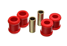 Energy Suspension 9.8138R FITS 9.8138R - 88-98 GM Silverado 1/2 Ton C-10/C1500 P/U 2WD Red Rear Shock Bushing Set