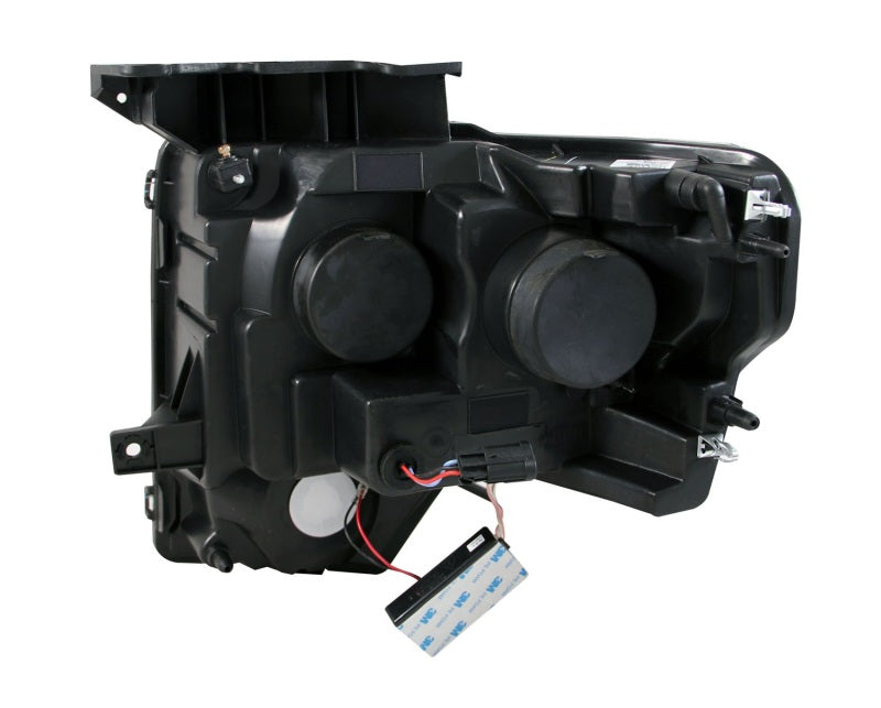 ANZO - [product_sku] - ANZO 2009-2014 Ford F-150 Projector Headlights w/ Halo Black (CCFL) G2 - Fastmodz