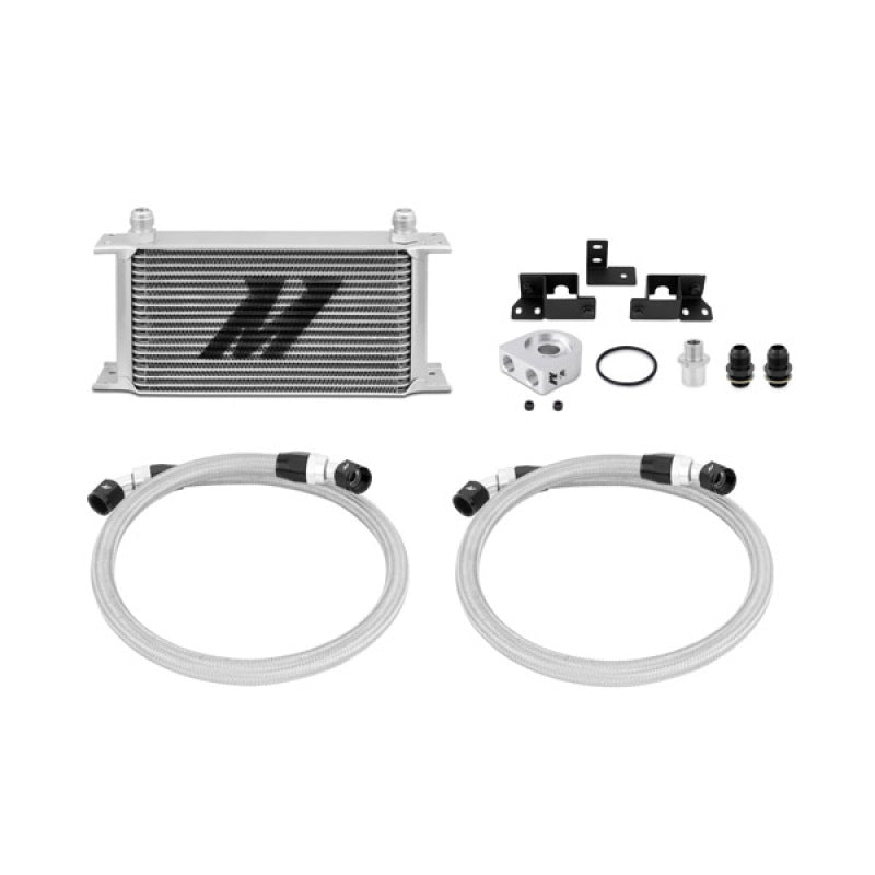 Mishimoto MMOC-WRA-07 FITS 07-11 Jeep Wrangler JK Oil Cooler KitSilver