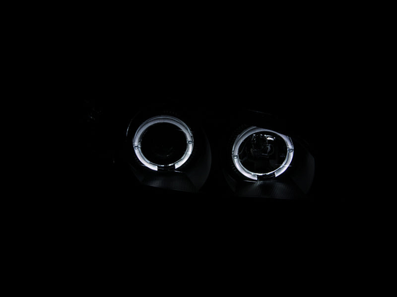 ANZO - [product_sku] - ANZO 2000-2004 Infiniti I30 Projector Headlights w/ Halo Black - Fastmodz