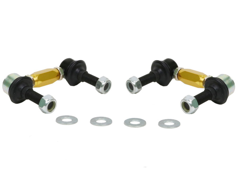 Whiteline KLC180-090 - Universal Sway Bar Link Assembly Heavy Duty Adjustable Ball/Ball Style