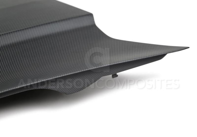 Anderson Composites AC-HD14CHC7-VS-DRY FITS 04-16 Chevy Corvette C7 Stingray Dry Carbon Fiber Hood