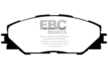 Load image into Gallery viewer, EBC 09-10 Pontiac Vibe 2.4 2WD Yellowstuff Front Brake Pads