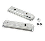 Valve Cover; Center Hold Down Style; Baffled; Pair; Short;