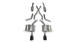 CORSA Performance 14459BLK FITS Corsa 11-14 Dodge Durango 5.7L V8 Black Sport Dual Rear Cat-Back Exhaust