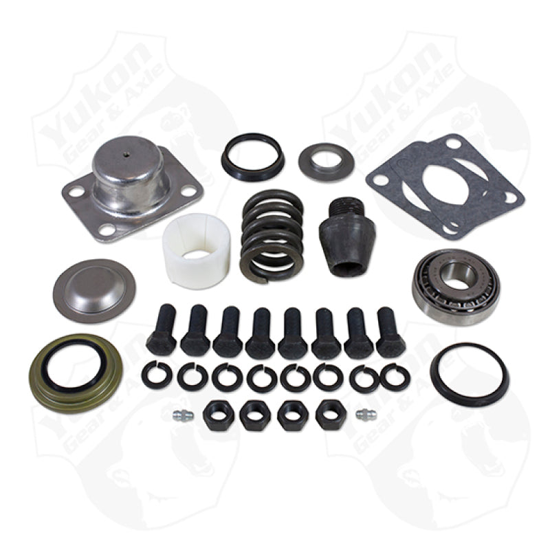 Yukon Gear & Axle YP KP-001 - Gear Rplcmnt King-Pin Kit For Dana 60(1) Side (Pin/Bushing /Seals /Bearings /Spring /Cap)