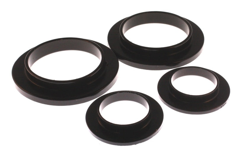 Energy Suspension 4.6101G FITS 4.6101G FITS 79-04 Ford Mustang SVO Black Rear Spring Upper & Lower Isolator Set