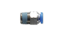 Load image into Gallery viewer, Vibrant Male Straight Pneumatic Vacuum Fitting (1/8in NPT Thread) for use with 5/32in(4mm) OD tubing