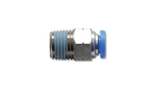 Load image into Gallery viewer, Vibrant 2664 FITS Male Straight Pneumatic Vacuum Fitting (1/4in NPT Thread) - for 1/4in (6mm) OD tubing