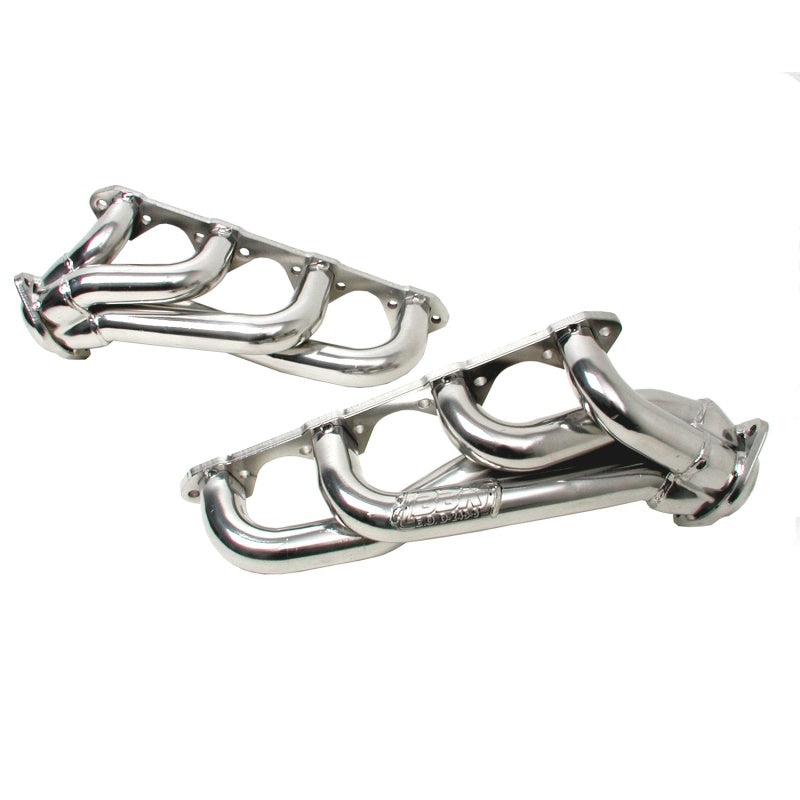 BBK 15150 FITS 79-93 Mustang 5.0 Shorty Unequal Length Exhaust Headers1-5/8 Silver Ceramic