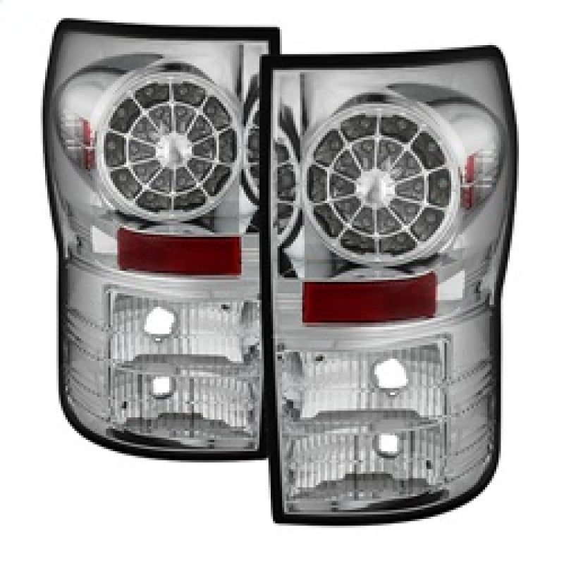 SPYDER 5029591 - Spyder Toyota Tundra 07-13 LED Tail lights Chrome ALT-YD-TTU07-LED-C