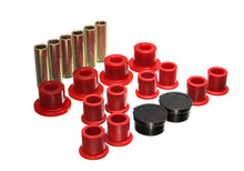 Load image into Gallery viewer, Energy Suspension 4.2154R FITS 4.2154R FITS 98-11 Ford Ranger Red Rear Leaf Spring Bushing Set