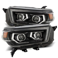 Load image into Gallery viewer, AlphaRex 880755 - 10-13 Toyota 4Runner PRO-Series Projector Headlights Plank Style Black w/Seq Signal/DRL