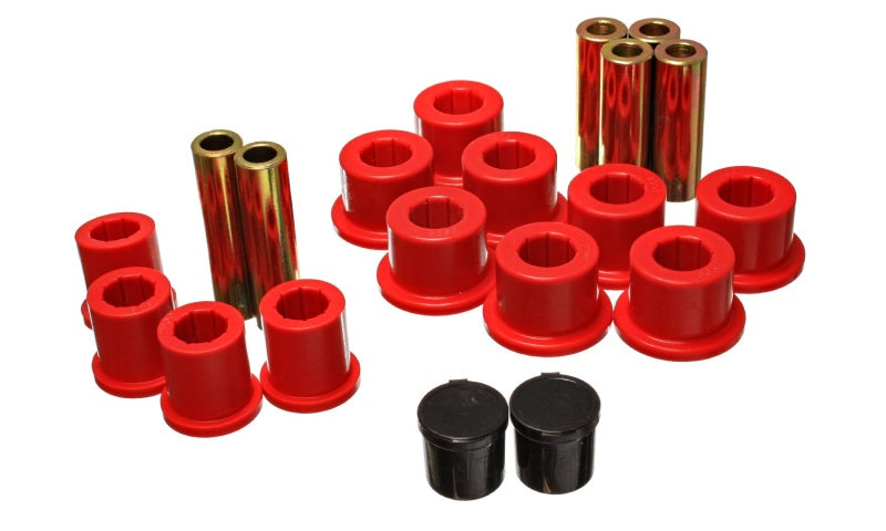 Energy Suspension 5.2118R - Rear Spring Bushing Set Red