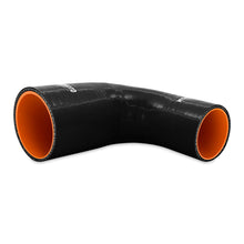 Load image into Gallery viewer, Mishimoto MMCP-R90-3035BK - Silicone Reducer Coupler 90 Degree 3in to 3.5inBlack