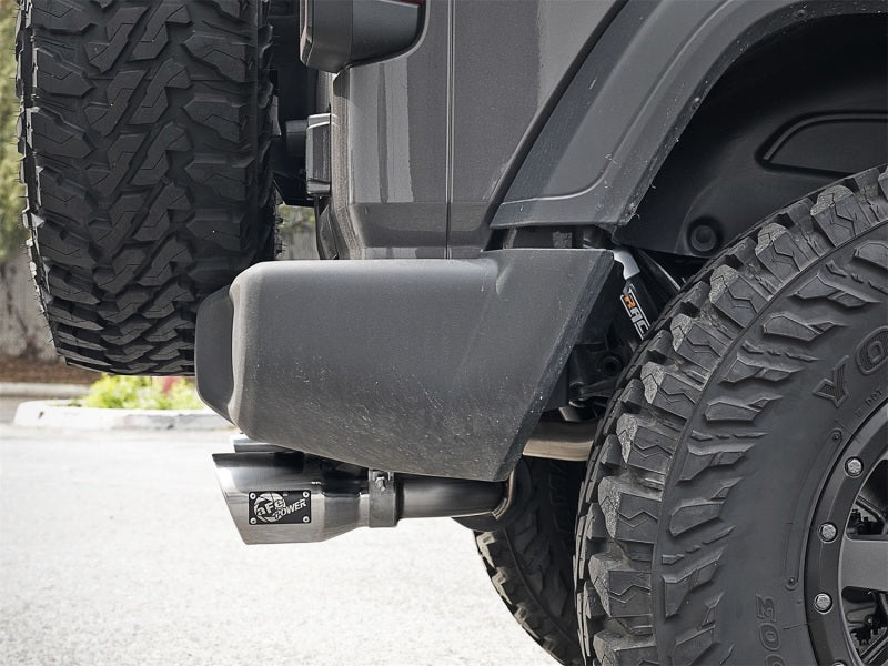 Rebel Series 2.5in 304 SS Cat-Back Exhaust w/ Polished Tips 2018+ Jeep Wrangler (JL) V6 3.6L