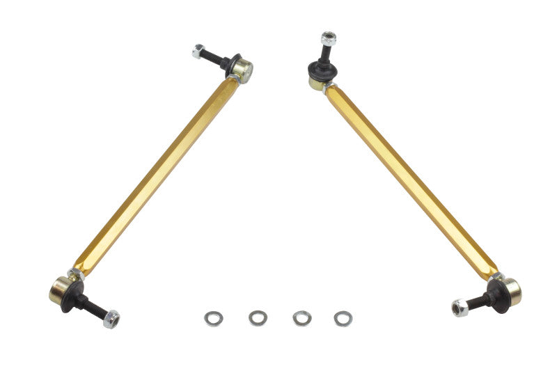 Whiteline KLC178 - 10+ Chevy Camaro FR Coupe Front Sway Bar Link Assy H/D Adj Steel Ball (360mm C to C)