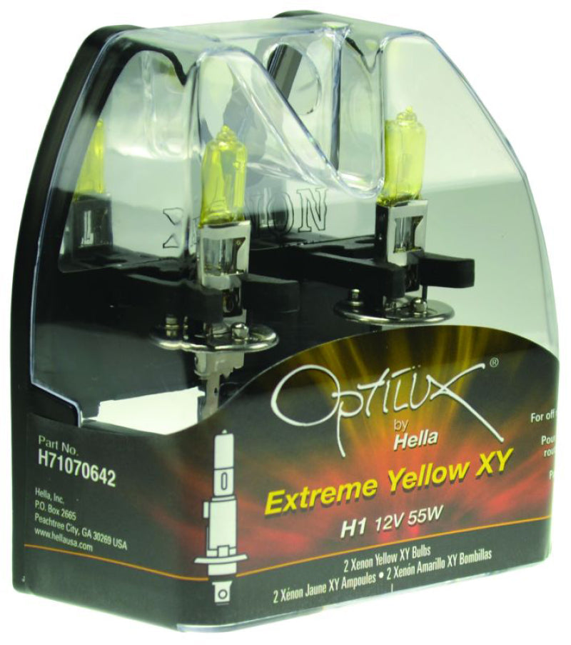 Hella H71070642 - Optilux H1 12V/55W XY Yellow Bulb