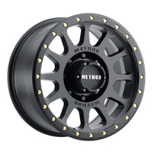 Load image into Gallery viewer, Method Wheels MR30529080518 -Method MR305 NV 20x9 +18mm Offset 8x6.5 130.81mm CB Matte Black Wheel