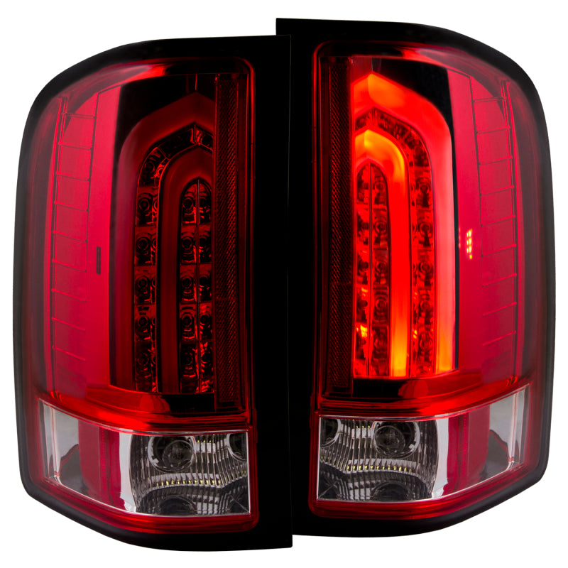 ANZO 311225 FITS: 2007-2013 Chevrolet Silverado 1500 LED Taillights Red/Clear G2