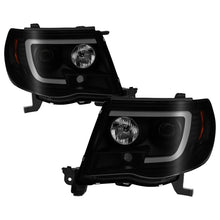 Load image into Gallery viewer, SPYDER 5085771 FITS 5085771 - Spyder 05-11 Toyota Tacoma Ver 2 Proj HeadlightsLight Bar DRLBlack Smoke PRO-YD-TT05V2-LB-BSM