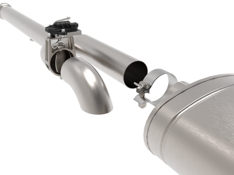 aFe 49-34132-B FITS Gemini XV 3in 304 SS Cat-Back Exhaust w/ Cutout 14-19 GM Trucks 4.3L/5.3L w/ Black Tips
