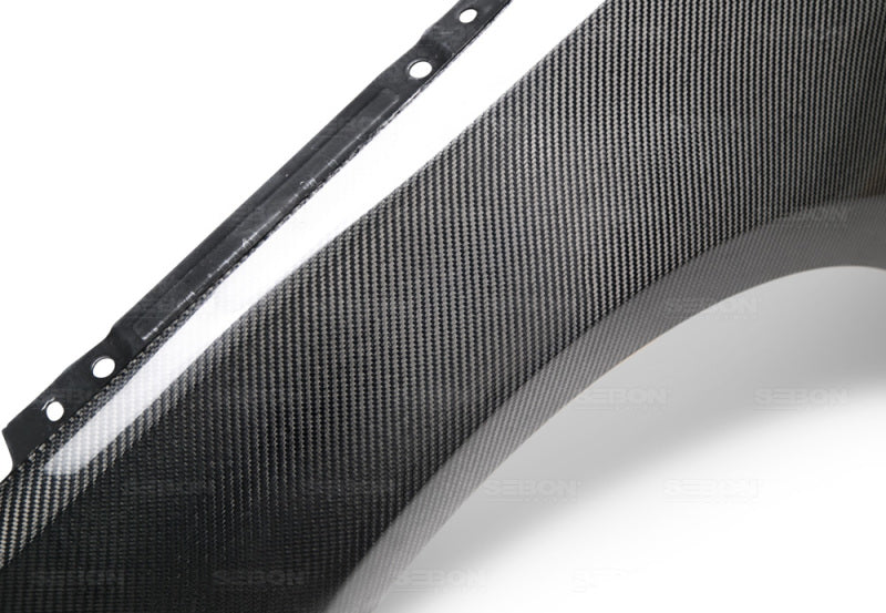 Seibon FF12VWG7 FITS 2012+ Volkswagen Golf MK7 OE-Style Carbon Fiber Fenders (pair)