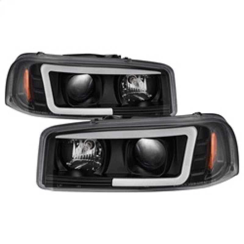 SPYDER 5084521 - Spyder GMC Sierra 1500/2500/3500 99-06 V2 Projector HeadlightsDRLBlack PRO-YD-CDE00V2-LB-BK