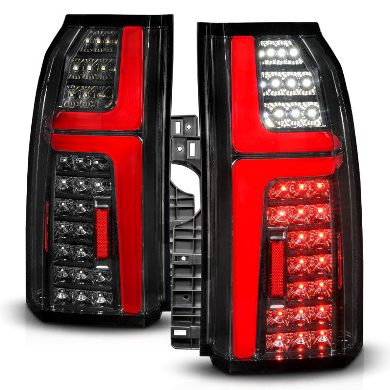 ANZO 311467 FITS 15-20 Chevrolet Tahoe Sequential LED Tube Taillights Black