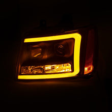 Load image into Gallery viewer, ANZO - [product_sku] - ANZO 07-14 Chevy Tahoe Projector Headlights w/ Plank Style Design Black w/ Amber - Fastmodz