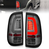 ANZO 311357 FITS 2008-2016 Ford F-250 LED Taillights Chrome Housing Smoke Lens (Pair)