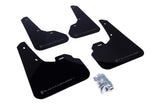 Rally Armor MF17-UR-BLK/GRY FITS: 2010+ Mazda3/Speed3 UR Black Mud Flap w/ Grey Logo