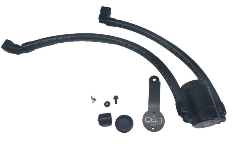 J&L 3024D-B FITS 2018-2022 Ford Mustang GT Driver Side Oil Separator 3.0Black Anodized