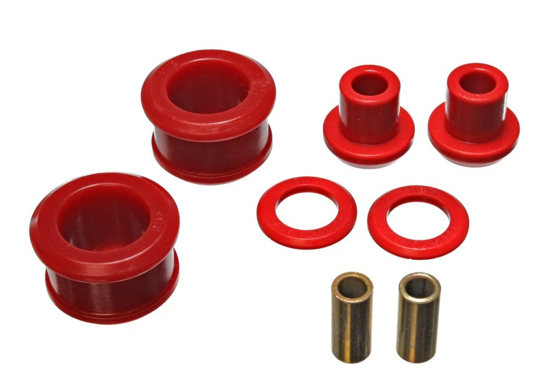 Energy Suspension 7.1108R - 90-96 Nissan 300ZX Red Rear Differential Carrier Bushing Set (Must reuse all metal