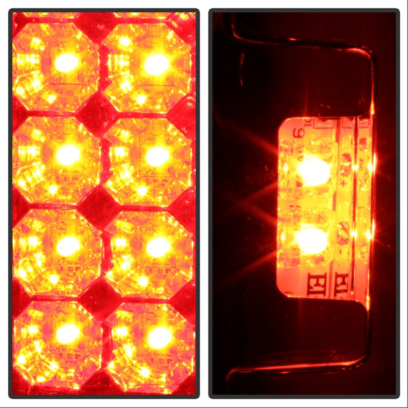 SPYDER 5003485 - Spyder Ford F150 side 97-03/F250/350 Duty 99-07 LED Tail Lights Red Clear ALT-YD-FF15097-LED-RC