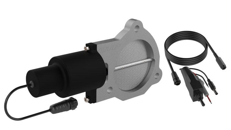 QTP QTEC35 FITS 3.5in Bolt-On QTEC Electric Cutout ValveSingle