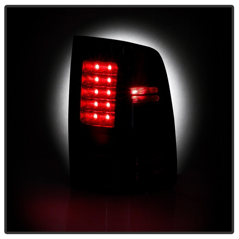 SPYDER 5085924 - Spyder 13-18 Dodge Ram 2500/3500 LED Tail Lights LED Model OnlyAll Black (ALT-YD-DRAM13-LED-BKV2)