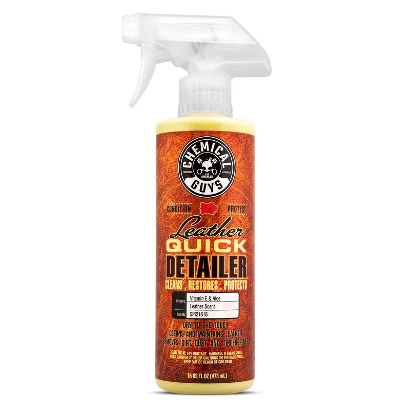 Chemical Guys SPI21616 - Leather Quick Detailer Care SprayMatte Finish16oz