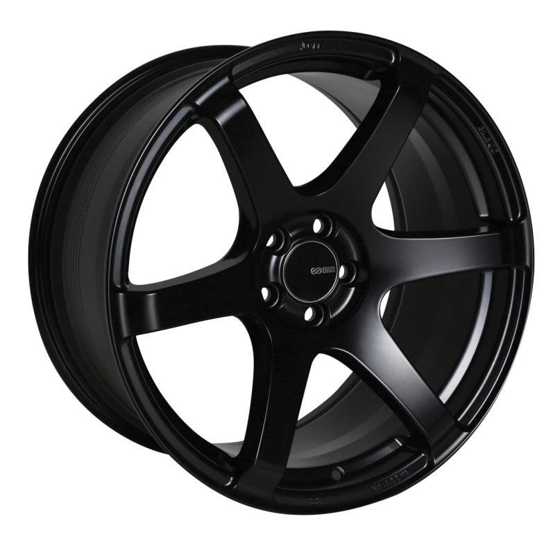 Enkei 485-885-6550BK - T6S 18x8.5 50mm Offset 5x114.3 Bolt Pattern 72.6 Bore Matte Black Wheel