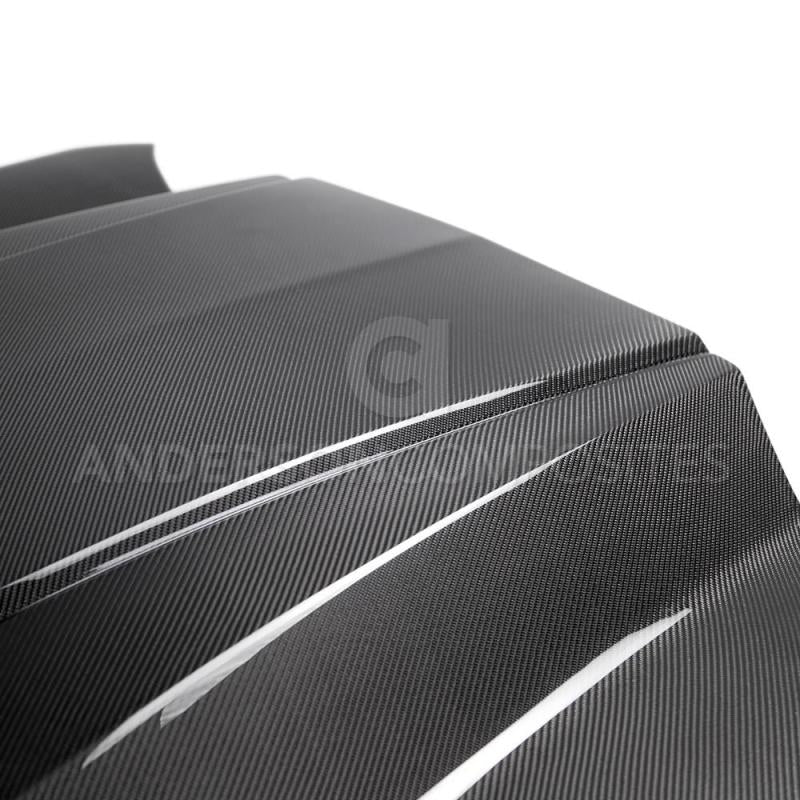 Anderson Composites AC-HD16CHCAM-CP-DS FITS 2016+ Chevy Camaro Carbon Fiber Double Sided Hood