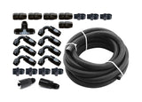 Torque Solution TS-SU-6FLK-AM - Braided Fuel Line Kit for -6 Aeromotive FPR: Subaru WRX 02-14 / Subaru STI 07-18