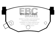 Load image into Gallery viewer, EBC 99-01 Hyundai Elantra 2.0 Redstuff Rear Brake Pads