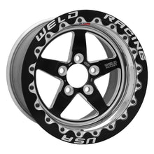 Load image into Gallery viewer, Weld S71 15x10.33 / 5x4.75 BP / 7.5in. BS Black Wheel (Medium Pad) - Black Single Beadlock MT - free shipping - Fastmodz